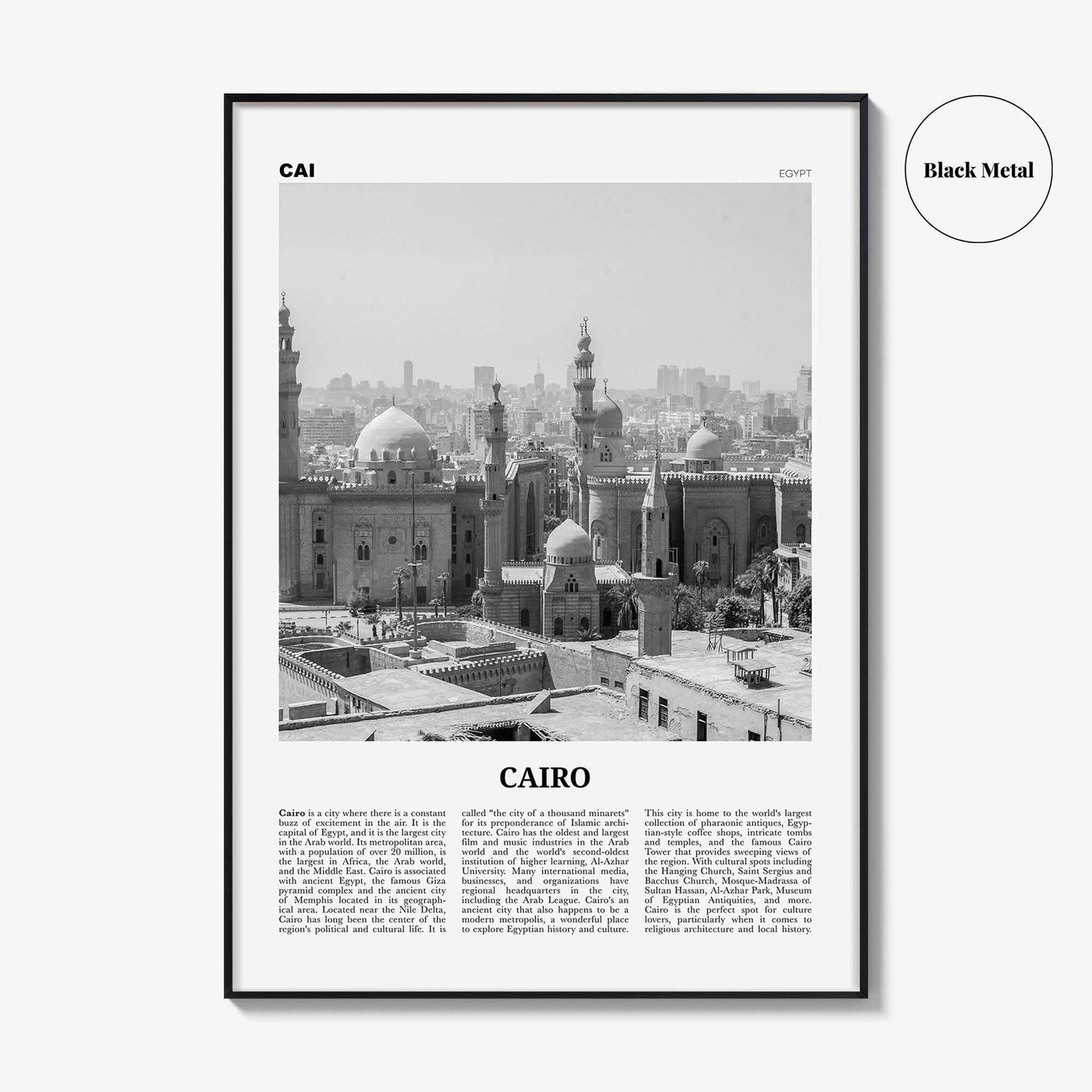 Cairo Print Black and White No 2, Cairo Wall Art, Cairo Poster, Cairo Photo, Cairo Wall Decor, City Art Print, Egypt, القاهرة, Giza