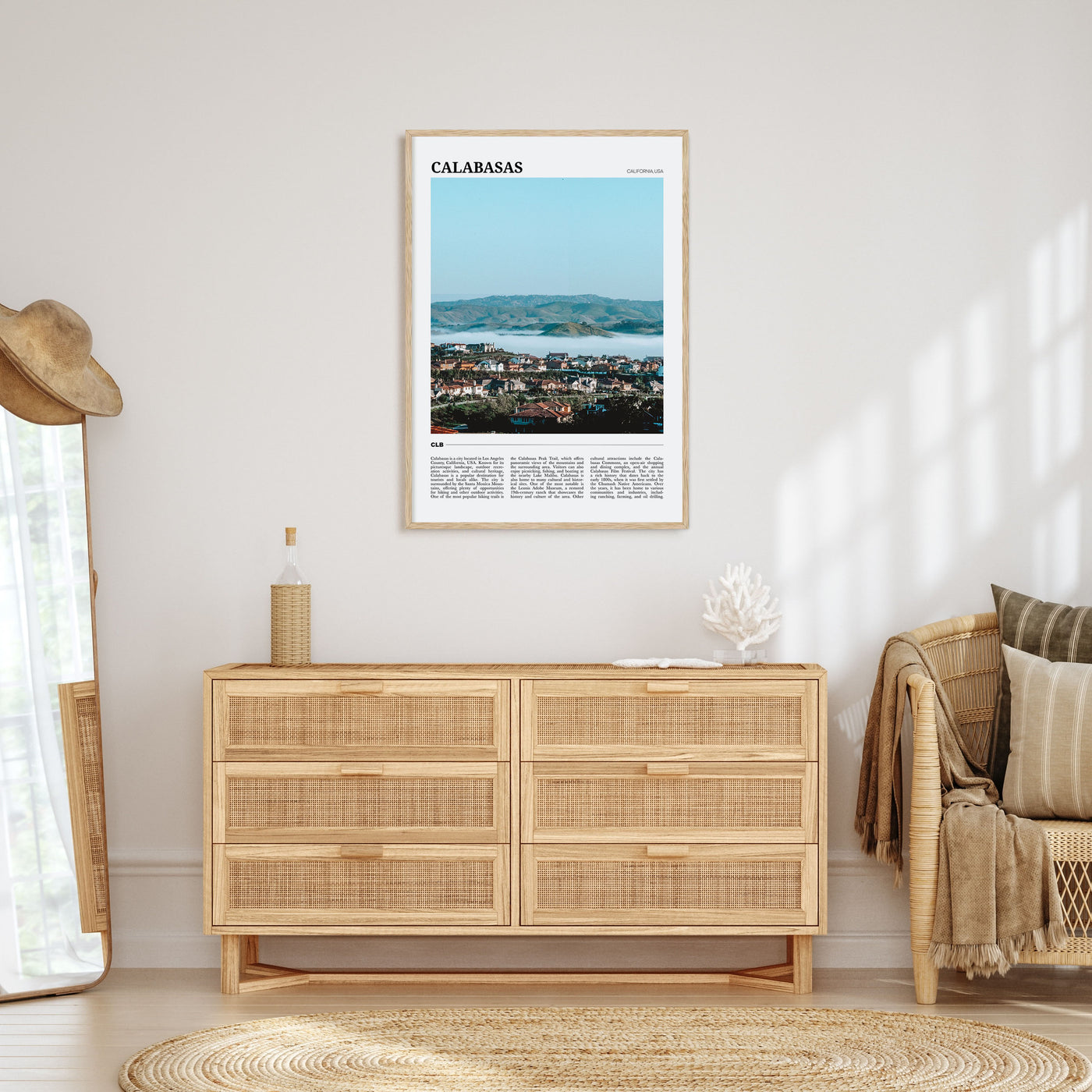 Calabasas Travel Color Poster