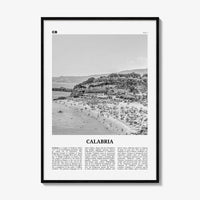 Calabria Print Black and White, Calabria Wall Art, Calabria Poster, Calabria Photo, Italy, Calàbbria, Καλαβρία, Catanzaro, Italia