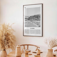 Calabria Print Black and White, Calabria Wall Art, Calabria Poster, Calabria Photo, Italy, Calàbbria, Καλαβρία, Catanzaro, Italia