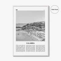 Calabria Print Black and White, Calabria Wall Art, Calabria Poster, Calabria Photo, Italy, Calàbbria, Καλαβρία, Catanzaro, Italia