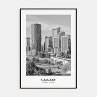 Calgary Portrait B&W No 1 Poster