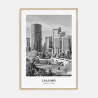 Calgary Portrait B&W No 1 Poster