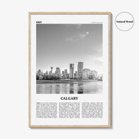 Calgary Print Black and White No 1, Calgary Wall Art, Calgary Poster, Calgary Photo, Calgary Wall Decor, Alberta, Canada, North America