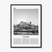 Calgary Print Black and White No 3, Calgary Wall Art, Calgary Poster, Calgary Photo, Calgary Wall Decor, Alberta, Canada, North America