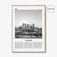 Calgary Print Black and White No 3, Calgary Wall Art, Calgary Poster, Calgary Photo, Calgary Wall Decor, Alberta, Canada, North America