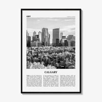 Calgary Print Black and White No 4, Calgary Wall Art, Calgary Poster, Calgary Photo, Calgary Wall Decor, Alberta, Canada, North America