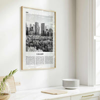 Calgary Print Black and White No 4, Calgary Wall Art, Calgary Poster, Calgary Photo, Calgary Wall Decor, Alberta, Canada, North America