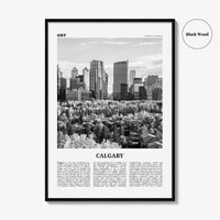 Calgary Print Black and White No 4, Calgary Wall Art, Calgary Poster, Calgary Photo, Calgary Wall Decor, Alberta, Canada, North America