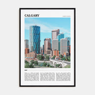 Calgary Travel Color Poster