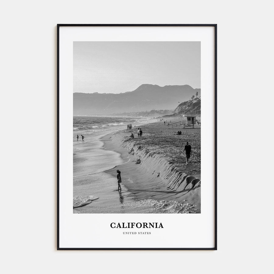 California Portrait B&W No 1 Poster