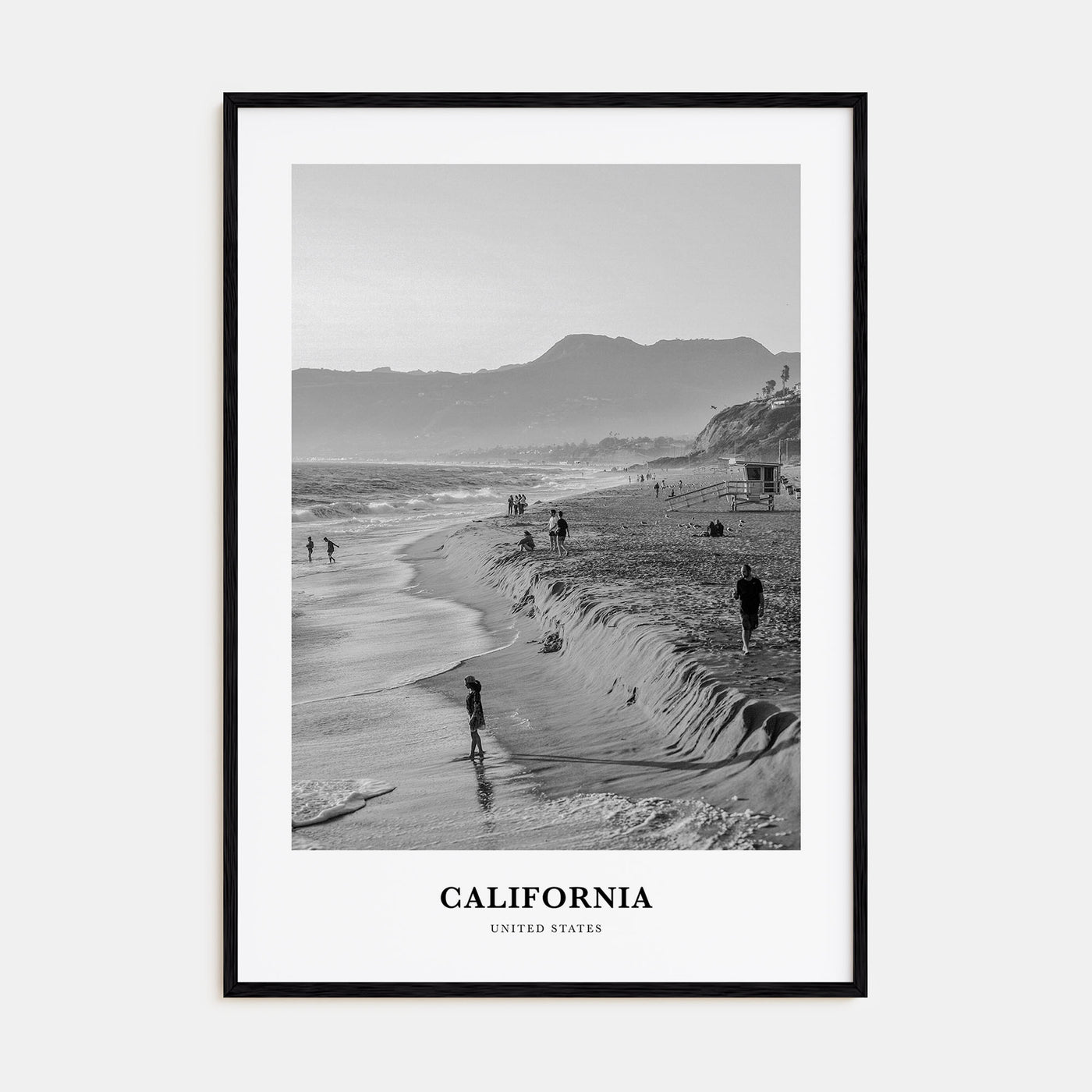 California Portrait B&W No 1 Poster