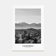 California Portrait B&W No 3 Poster