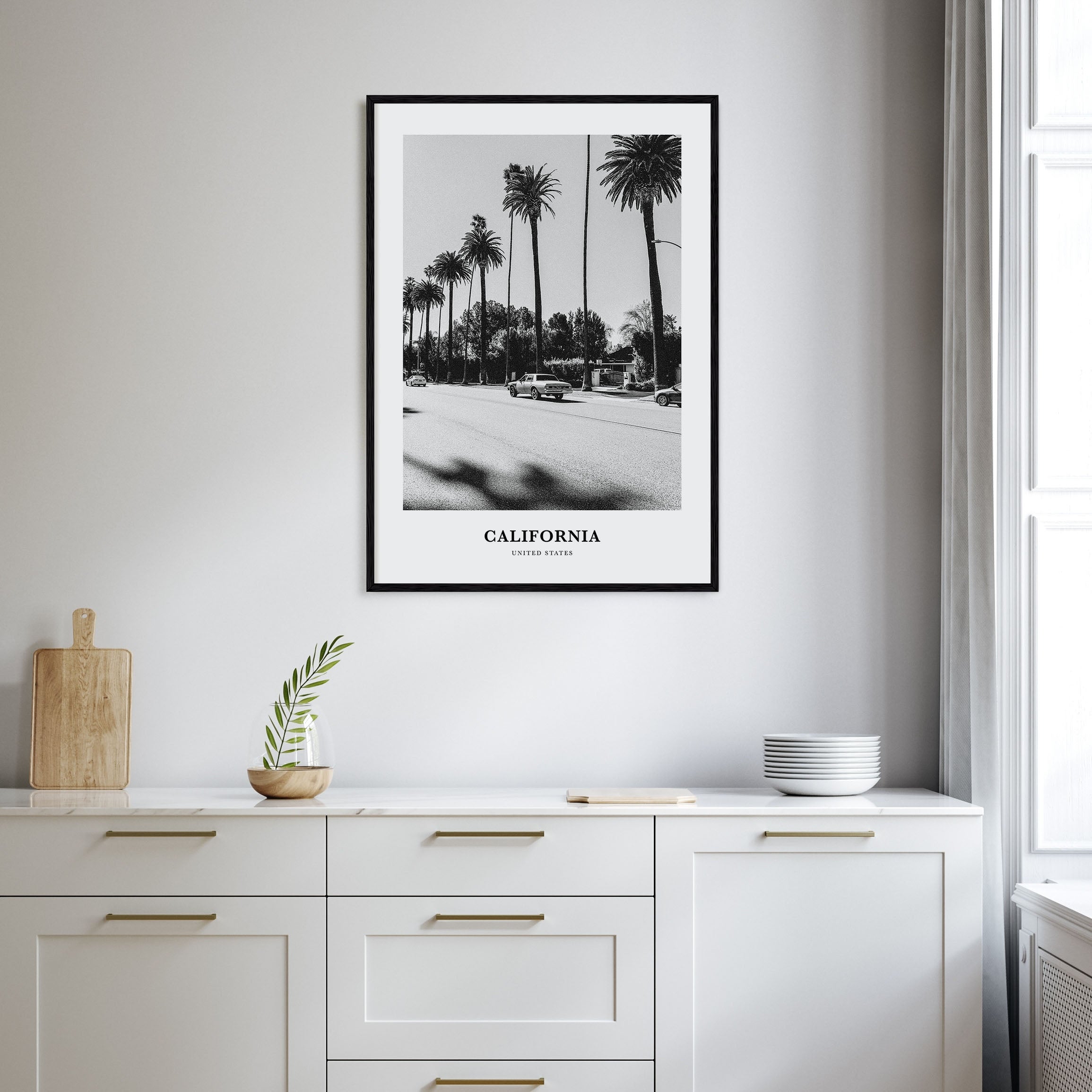 California Portrait B&W No 4 Poster