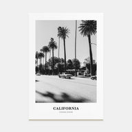 California Portrait B&W No 4 Poster