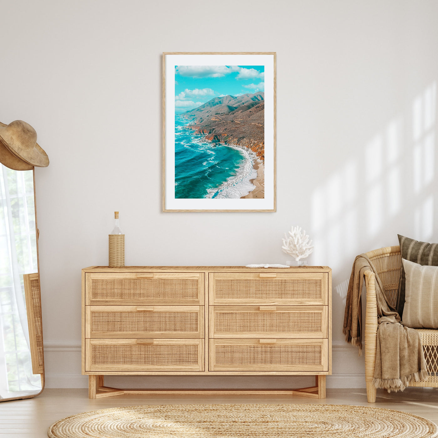 California State Route 1 Photo Color Poster