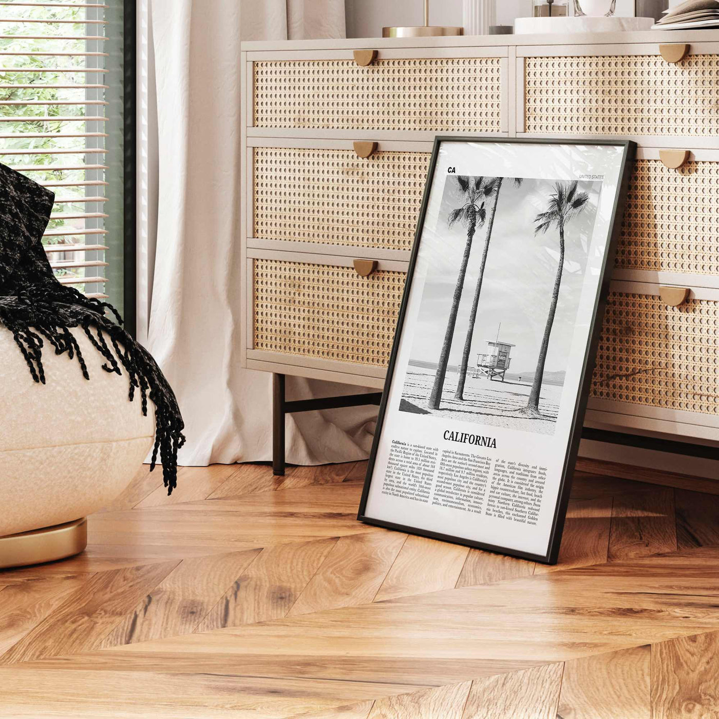 California Print Black and White No 2, California Wall Art, California Poster, California Photo, USA, United States, North America