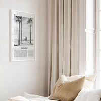 California Print Black and White No 2, California Wall Art, California Poster, California Photo, USA, United States, North America
