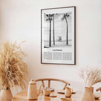 California Print Black and White No 2, California Wall Art, California Poster, California Photo, USA, United States, North America