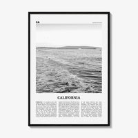 California Print Black and White No 3, California Wall Art, California Poster, California Photo, USA, United States, North America