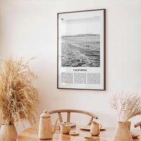 California Print Black and White No 3, California Wall Art, California Poster, California Photo, USA, United States, North America