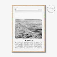 California Print Black and White No 3, California Wall Art, California Poster, California Photo, USA, United States, North America