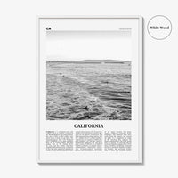 California Print Black and White No 3, California Wall Art, California Poster, California Photo, USA, United States, North America
