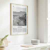 California Print Black and White No 5, California Wall Art, California Poster, California Photo, USA, United States, North America