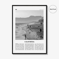 California Print Black and White No 5, California Wall Art, California Poster, California Photo, USA, United States, North America