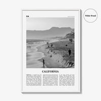 California Print Black and White No 5, California Wall Art, California Poster, California Photo, USA, United States, North America