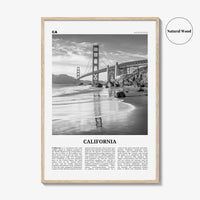 California Print Black and White No 7, California Wall Art, California Poster, California Photo, California Wall Décor, California Map