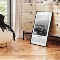 Calistoga Print Black and White, Calistoga Wall Art, Calistoga Poster, Calistoga Photo, Calistoga Wall Décor, Calistoga Map, California, USA