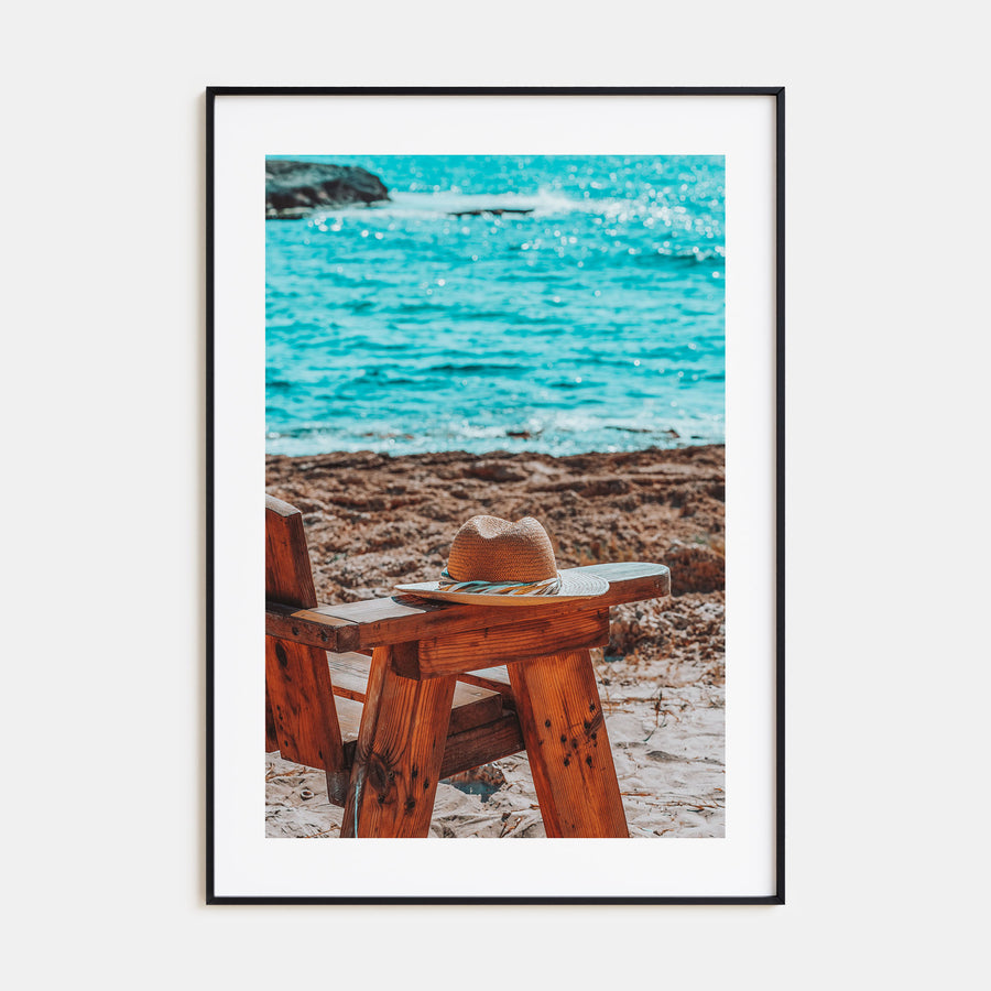 Calm Beach Photo Color Poster