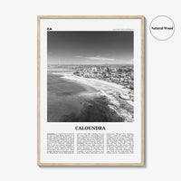 Caloundra Print Black and White, Caloundra Wall Art, Caloundra Poster, Caloundra Photo, Caloundra Wall Décor, Caloundra Map, Australia