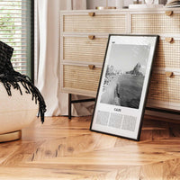 Calpe Print Black and White, Calpe Wall Art, Calpe Poster, Calpe Photo, Calpe Wall Décor, Spain, Valencia, Alicante, España