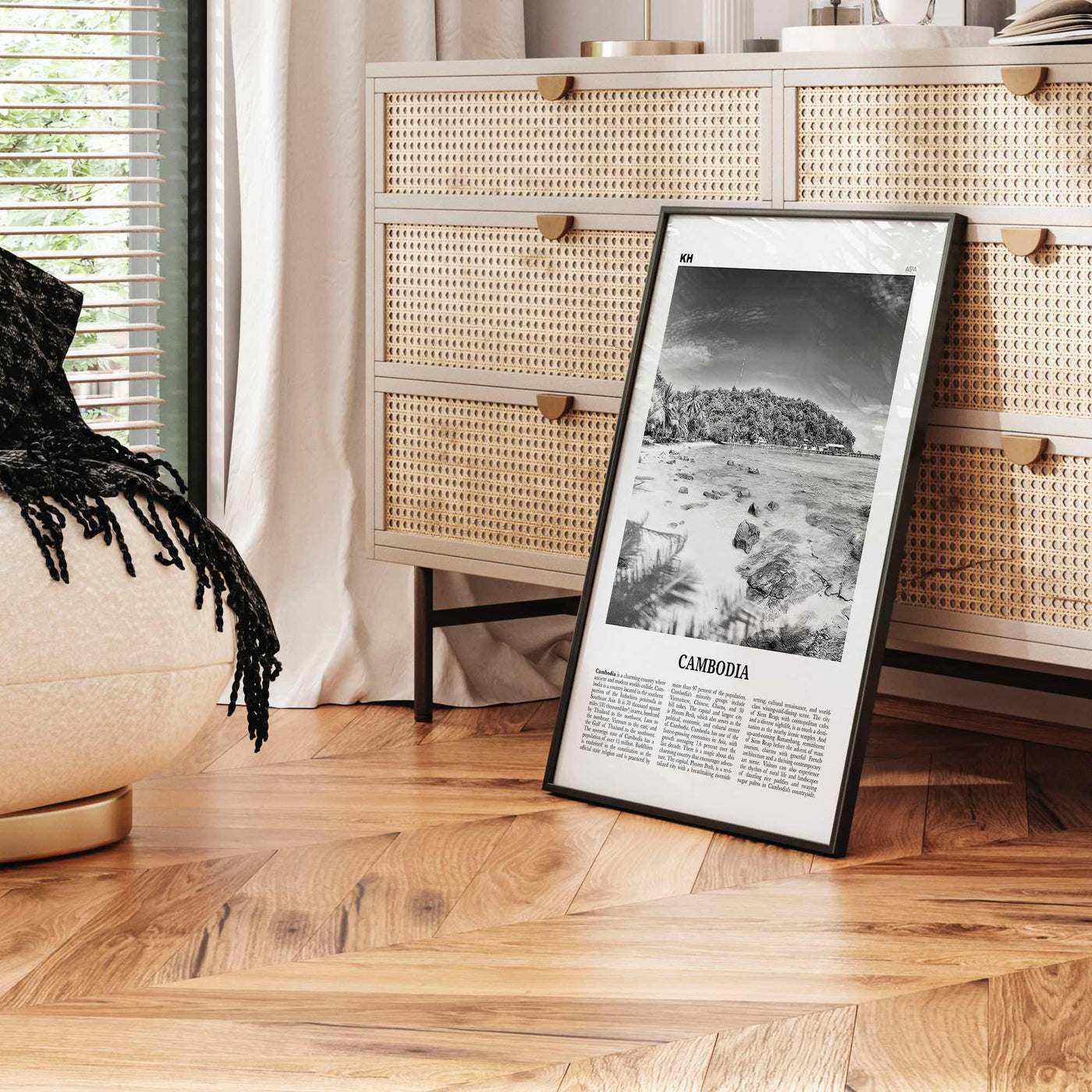 Cambodia Print Black and White No 2, Cambodia Wall Art, Cambodia Poster, Cambodia Photo, Cambodia Decor, Kampuchea, Cambodge, Phnom, Penh