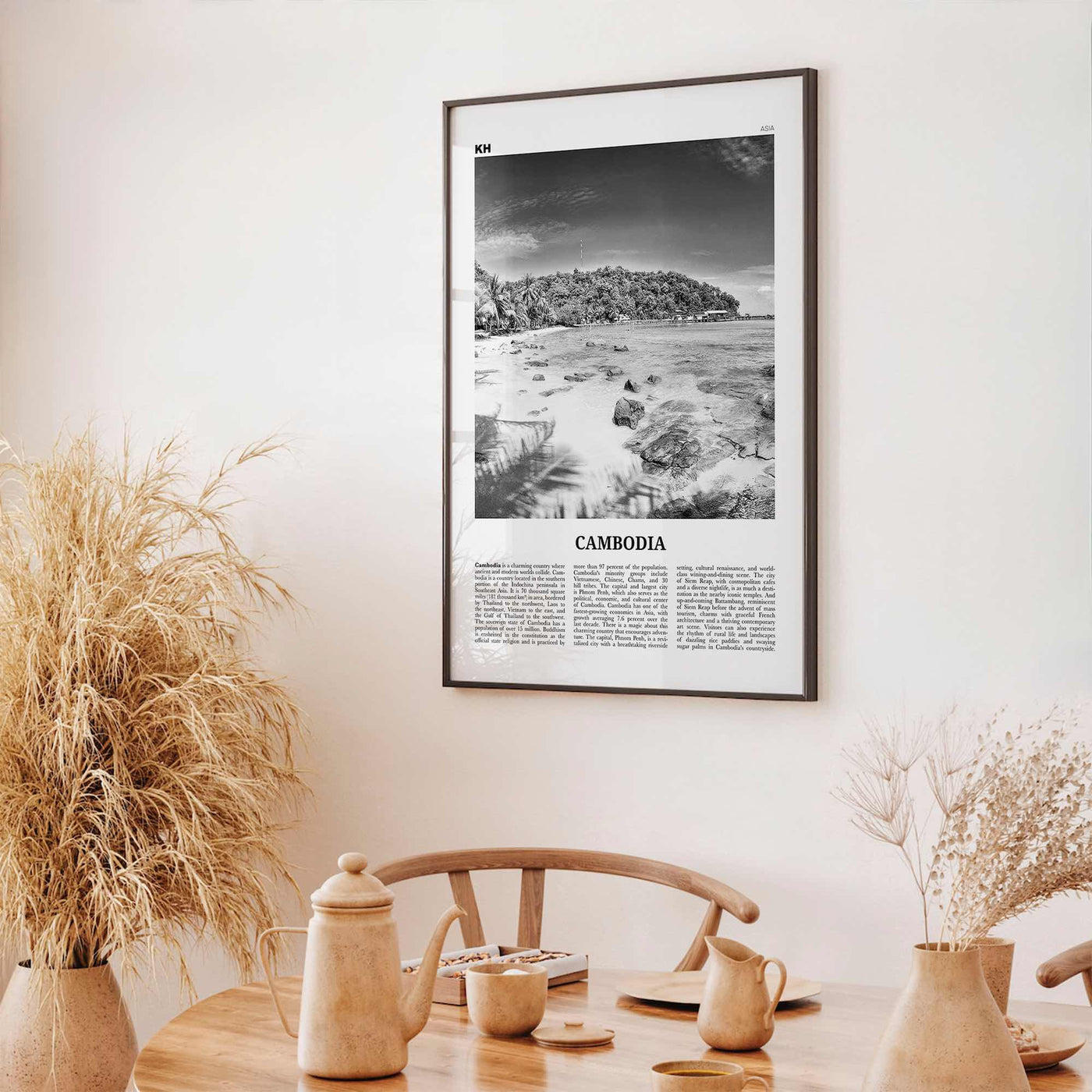 Cambodia Print Black and White No 2, Cambodia Wall Art, Cambodia Poster, Cambodia Photo, Cambodia Decor, Kampuchea, Cambodge, Phnom, Penh