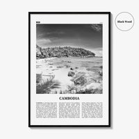 Cambodia Print Black and White No 2, Cambodia Wall Art, Cambodia Poster, Cambodia Photo, Cambodia Decor, Kampuchea, Cambodge, Phnom, Penh