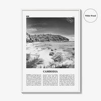 Cambodia Print Black and White No 2, Cambodia Wall Art, Cambodia Poster, Cambodia Photo, Cambodia Decor, Kampuchea, Cambodge, Phnom, Penh