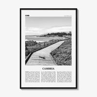 Cambria Print Black and White, Cambria Wall Art, Cambria Poster, Cambria Photo, Cambria Decor, California, USA, United States, North America