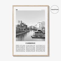 Cambridge Print Black and White England, Cambridge Wall Art, Cambridge Poster, Cambridge Photo, Cambridge Wall Décor, UK, United Kingdom