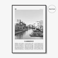 Cambridge Print Black and White England, Cambridge Wall Art, Cambridge Poster, Cambridge Photo, Cambridge Wall Décor, UK, United Kingdom