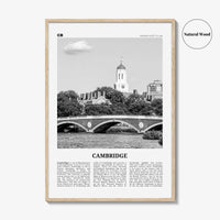 Cambridge Print Black and White Massachusetts, Cambridge Wall Art, Cambridge Poster, Cambridge Photo, Cambridge Wall Décor, USA