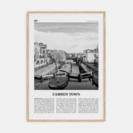 Camden Town Travel B&W Poster