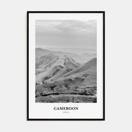 Cameroon Portrait B&W Poster