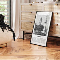 Campeche Print Black and White, Campeche Wall Art, Campeche Poster, Campeche Photo, Campeche Wall Décor, Mexico, San Francisco de Campeche