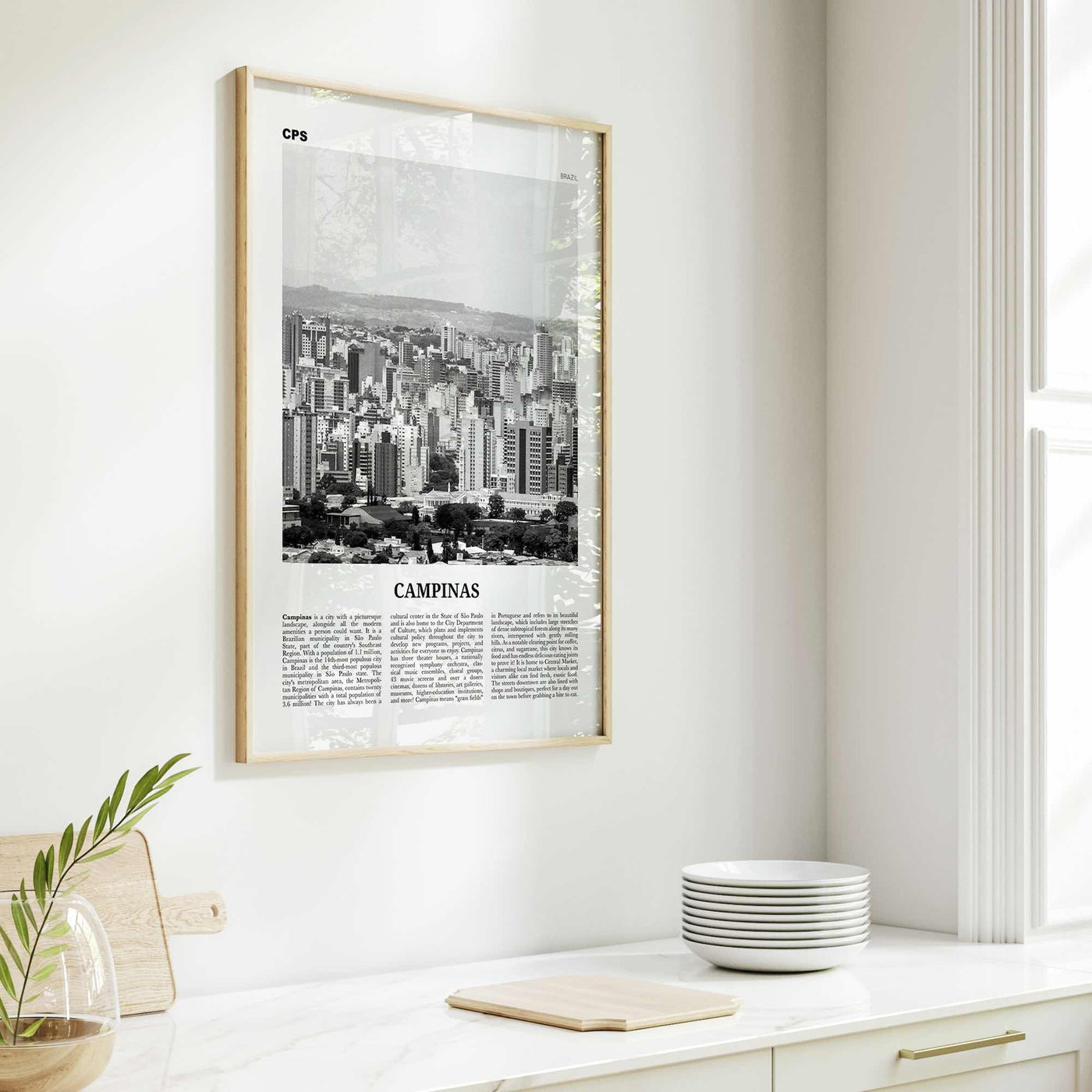 Campinas Print Black and White, Campinas Wall Art, Campinas Poster, Campinas Photo, Campinas Wall Decor, Brazil, Brasil, South America