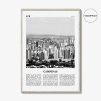 Campinas Print Black and White, Campinas Wall Art, Campinas Poster, Campinas Photo, Campinas Wall Decor, Brazil, Brasil, South America