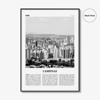 Campinas Print Black and White, Campinas Wall Art, Campinas Poster, Campinas Photo, Campinas Wall Decor, Brazil, Brasil, South America