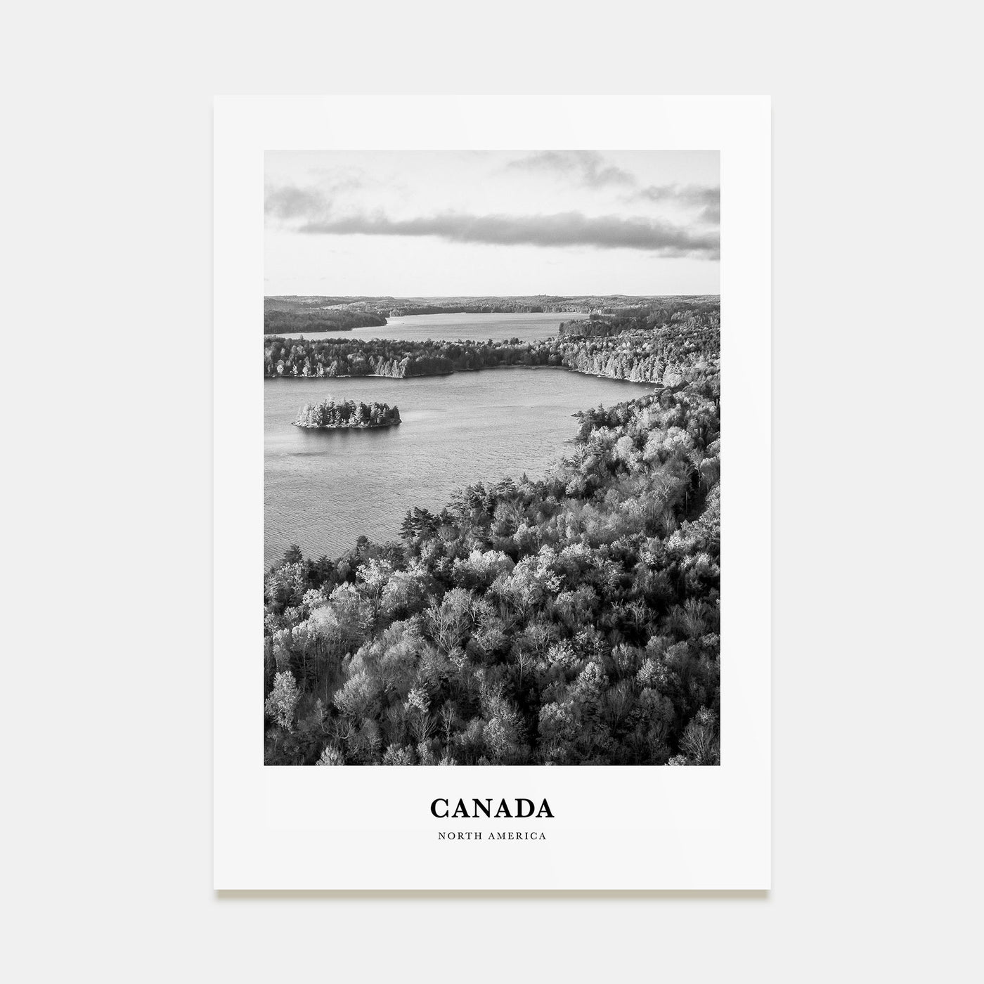 Canada Portrait B&W No 1 Poster